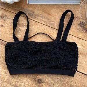 FP Movement by Free People Black Lace Bandeau